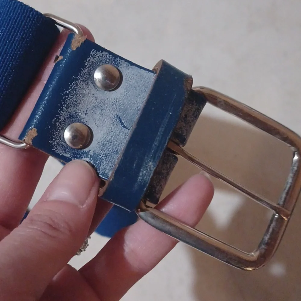 Adidas blue baseball belt